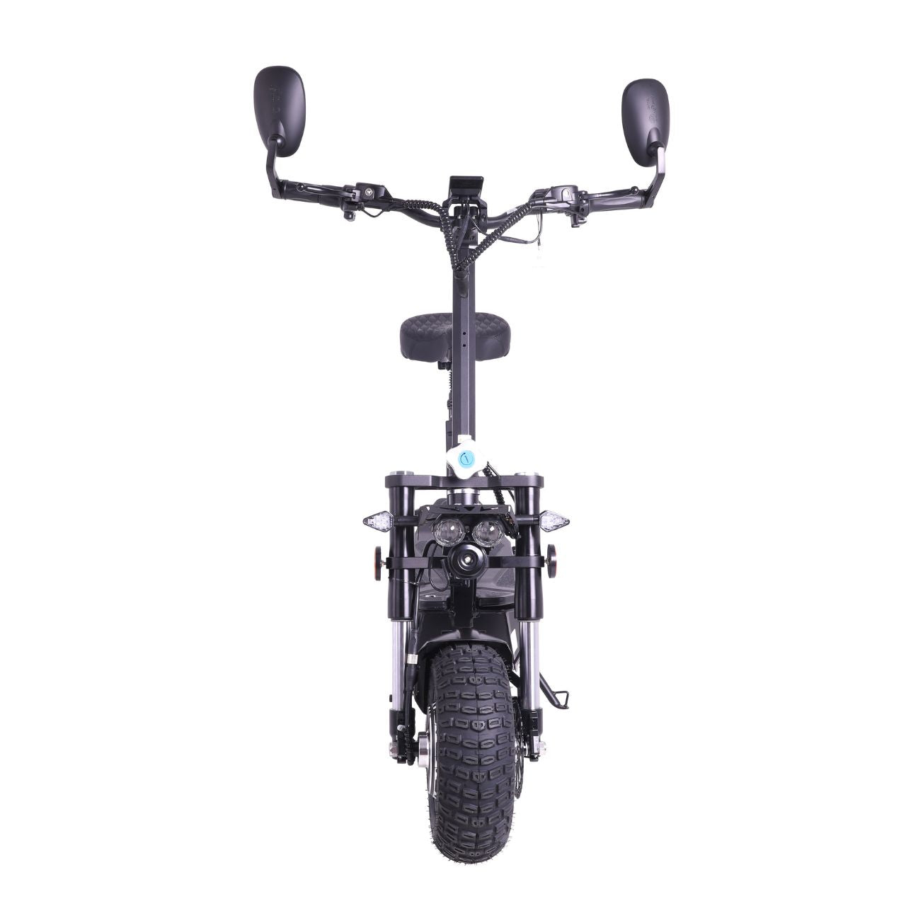 Elektroroller WANDLER-A/E 2x1500W - 45km/h - bis 140kg - Straßenzulassung - schwarz