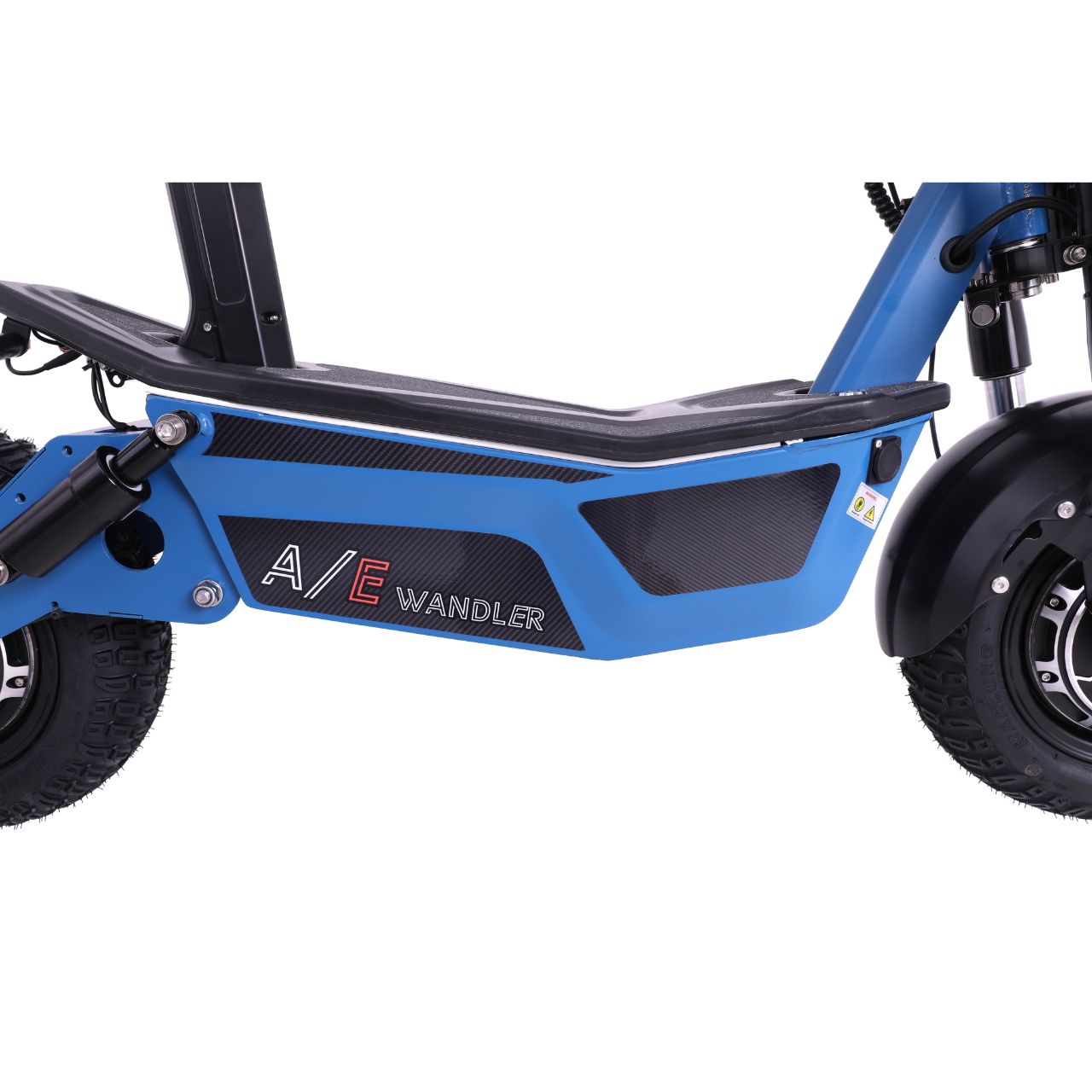 Elektroroller WANDLER-A/E 2x1500W - 45km/h - bis 140kg - Straßenzulassung - blau