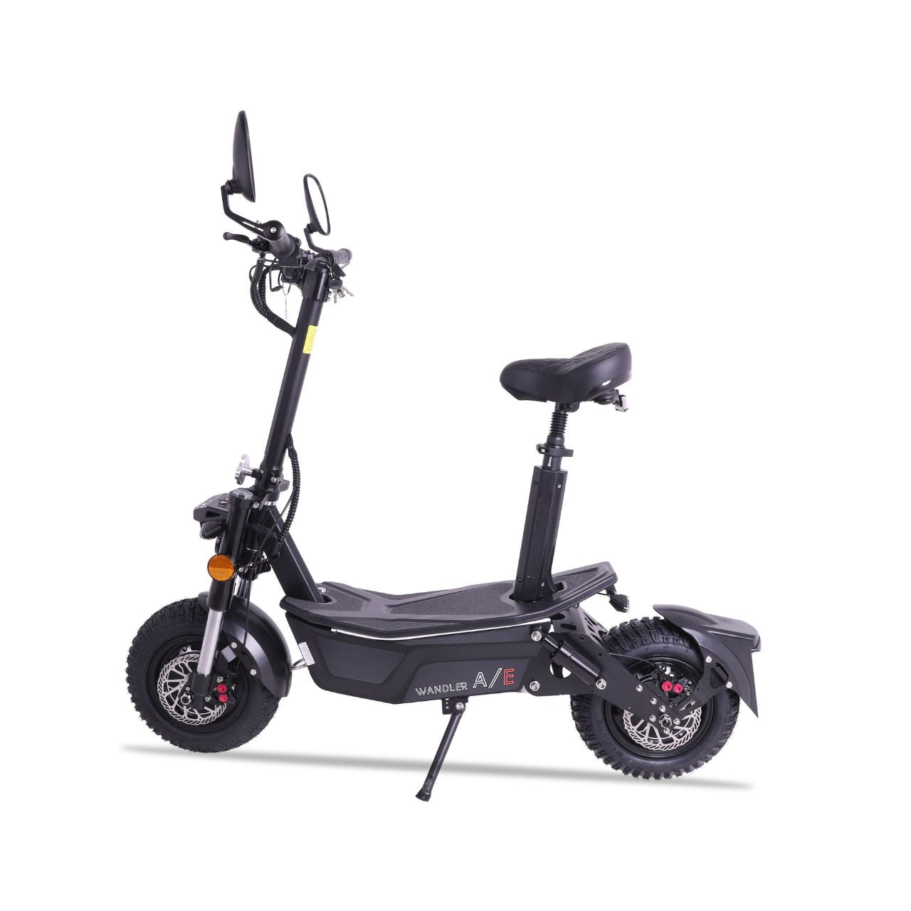 Elektroroller WANDLER-A/E 2x1500W - 45km/h - bis 140kg - Straßenzulassung - schwarz