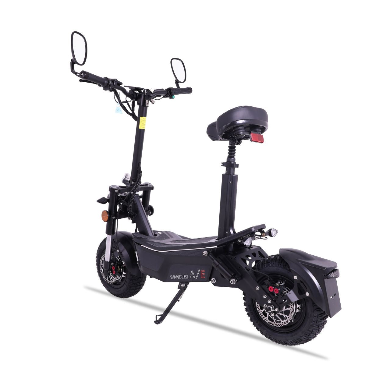 Elektroroller WANDLER-A/E 2x1500W - 45km/h - bis 140kg - Straßenzulassung - schwarz