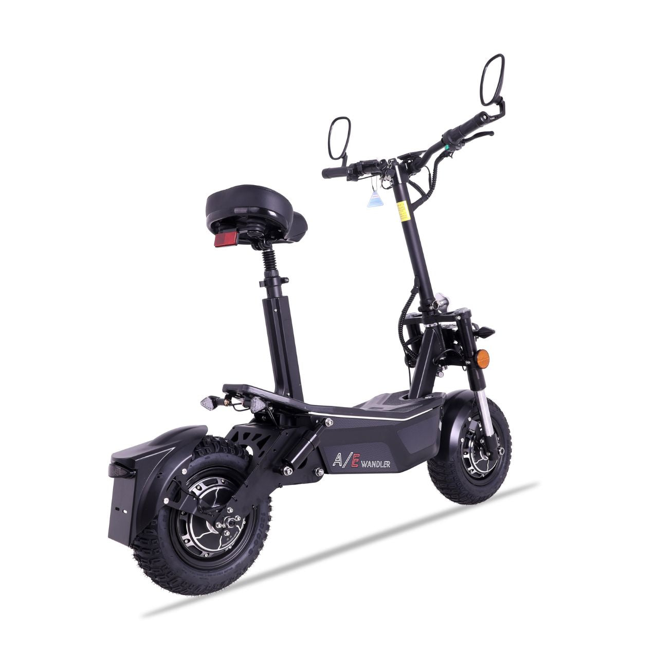 Elektroroller WANDLER-A/E 2x1500W - 45km/h - bis 140kg - Straßenzulassung - schwarz