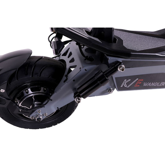 E-Scooter WANDLER-L/E - 20km/h - bis 140kg - mit Straßenzulassung - grau