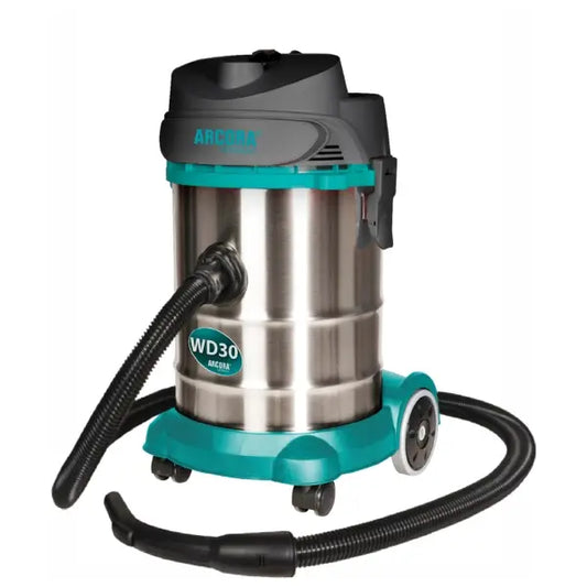 Arcora Wd 30 Leistungsstarker 30 Liter Nass-/Trockensauger Mit Edelstahlgehäuse | 1 Set
