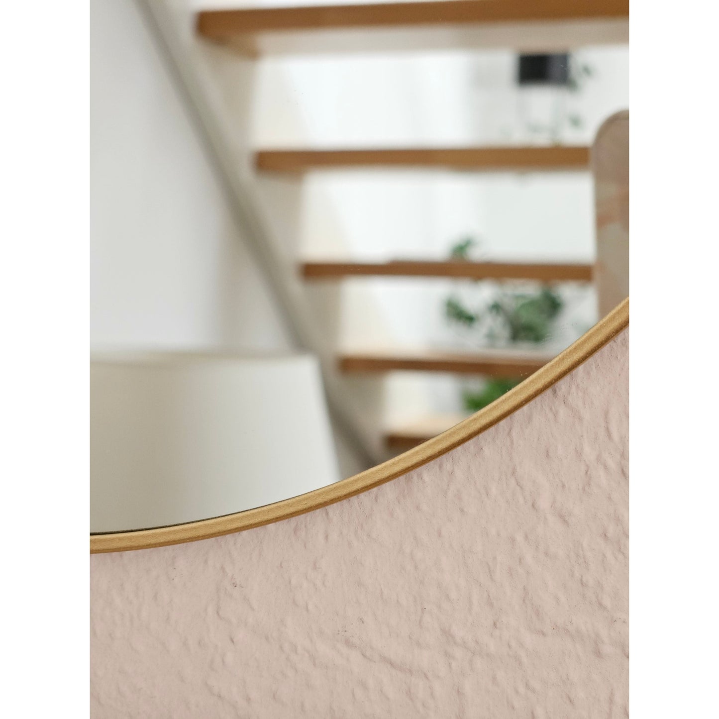 Spiegel rund Wandspiegel Schminkspiegel runder Dekospiegel Metall GOLD Ø 30 cm