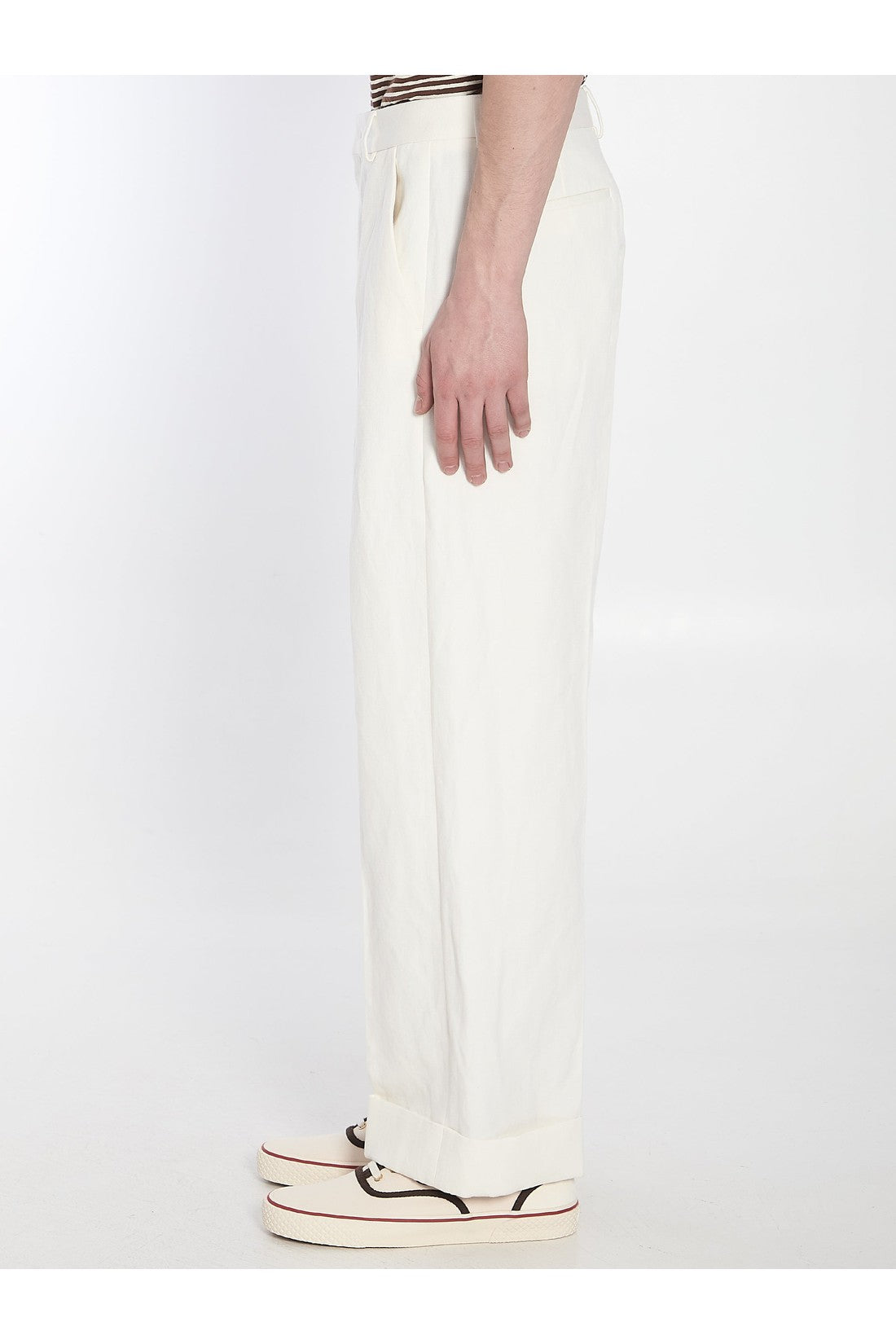 White trousers