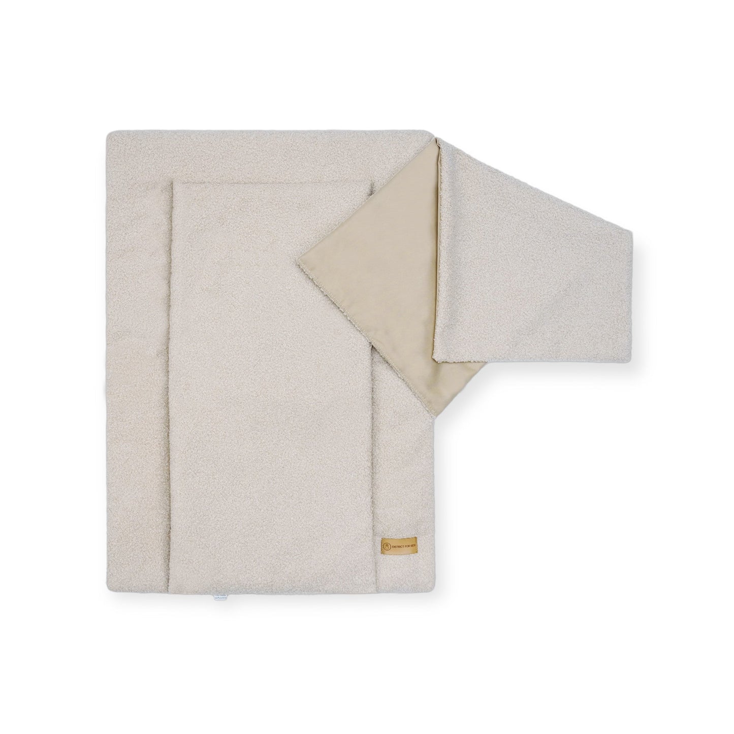 Wickelauflage Teddy Bouclé mit Unterlage – natürlich & kuschelig für dein Baby