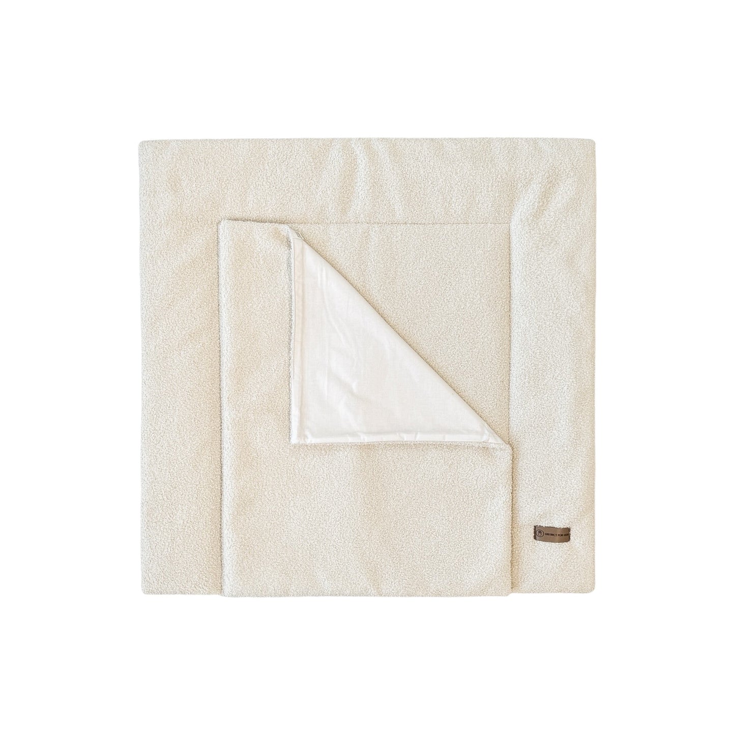 Wickelauflage Teddy Bouclé mit Unterlage – natürlich & kuschelig für dein Baby