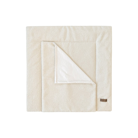 Wickelauflage Teddy Bouclé mit Unterlage – natürlich & kuschelig für dein Baby