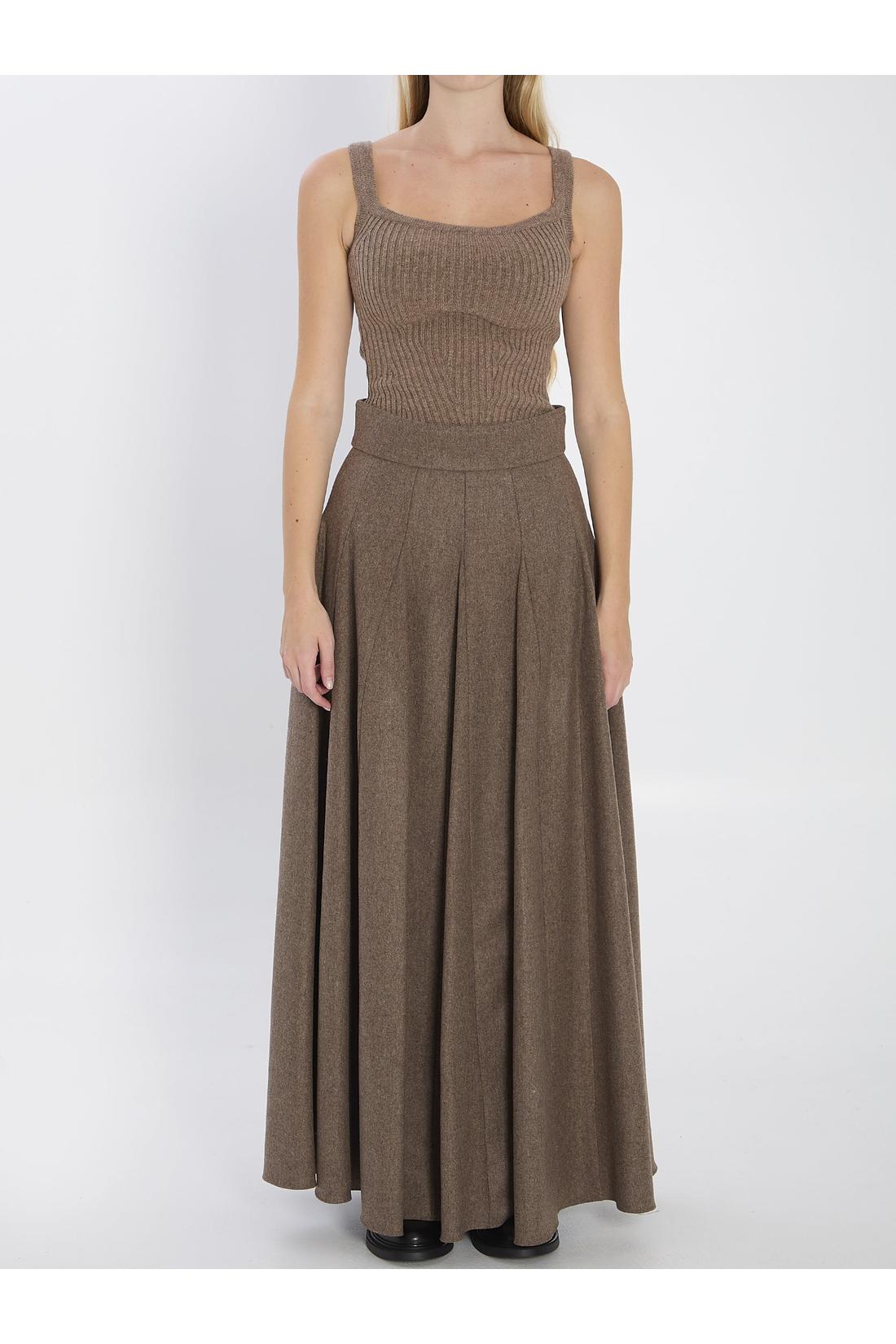 Wool and cashmere top