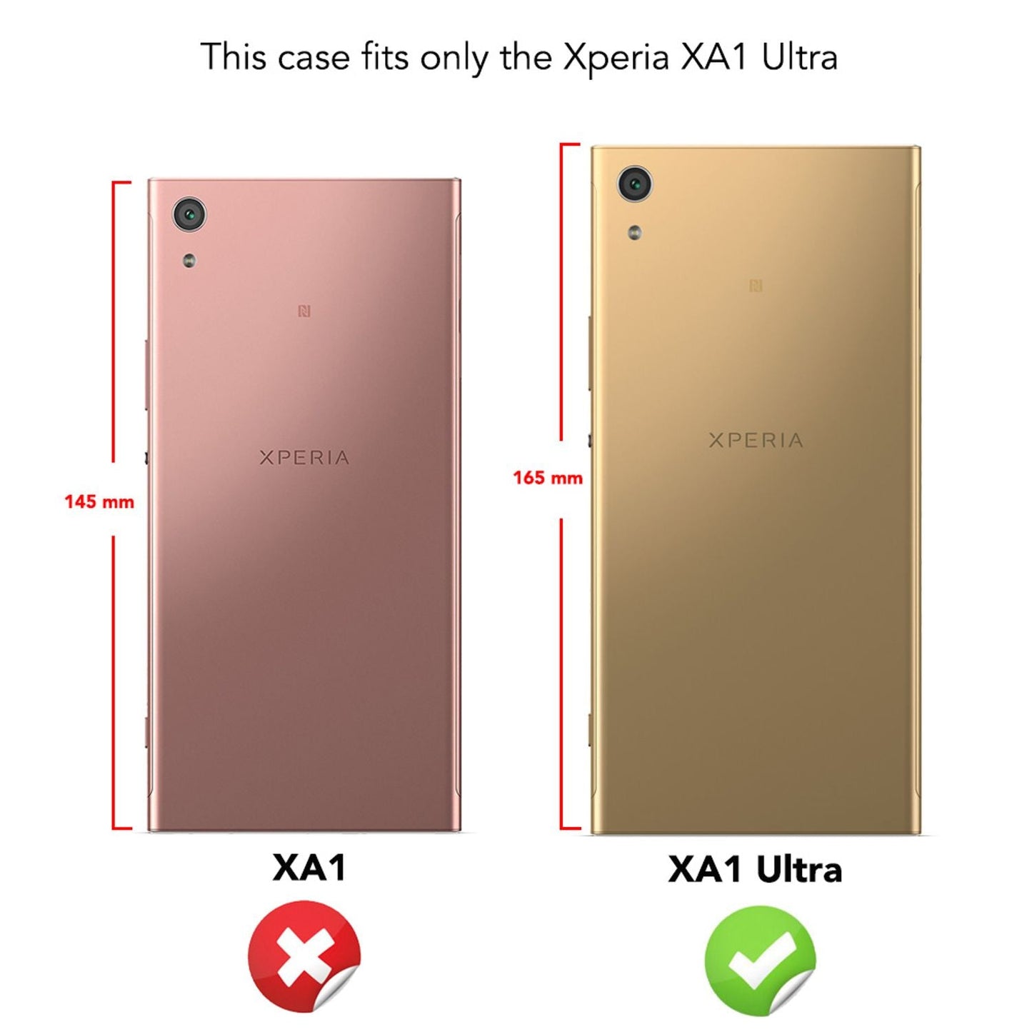 Sony Xperia XA1 Ultra símahulstur frá NALIA, sílikonhulstur, þunn vörn