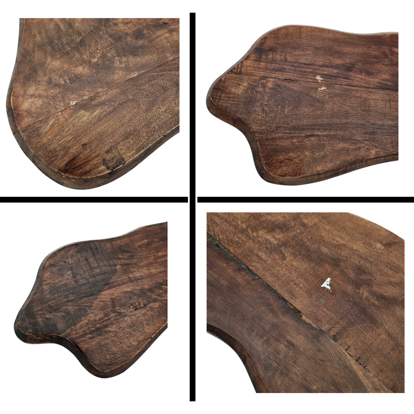 Schneidebrett  XXL Mangoholz Servierbrett Platte Holzbrett Lang 80cm B-WARE