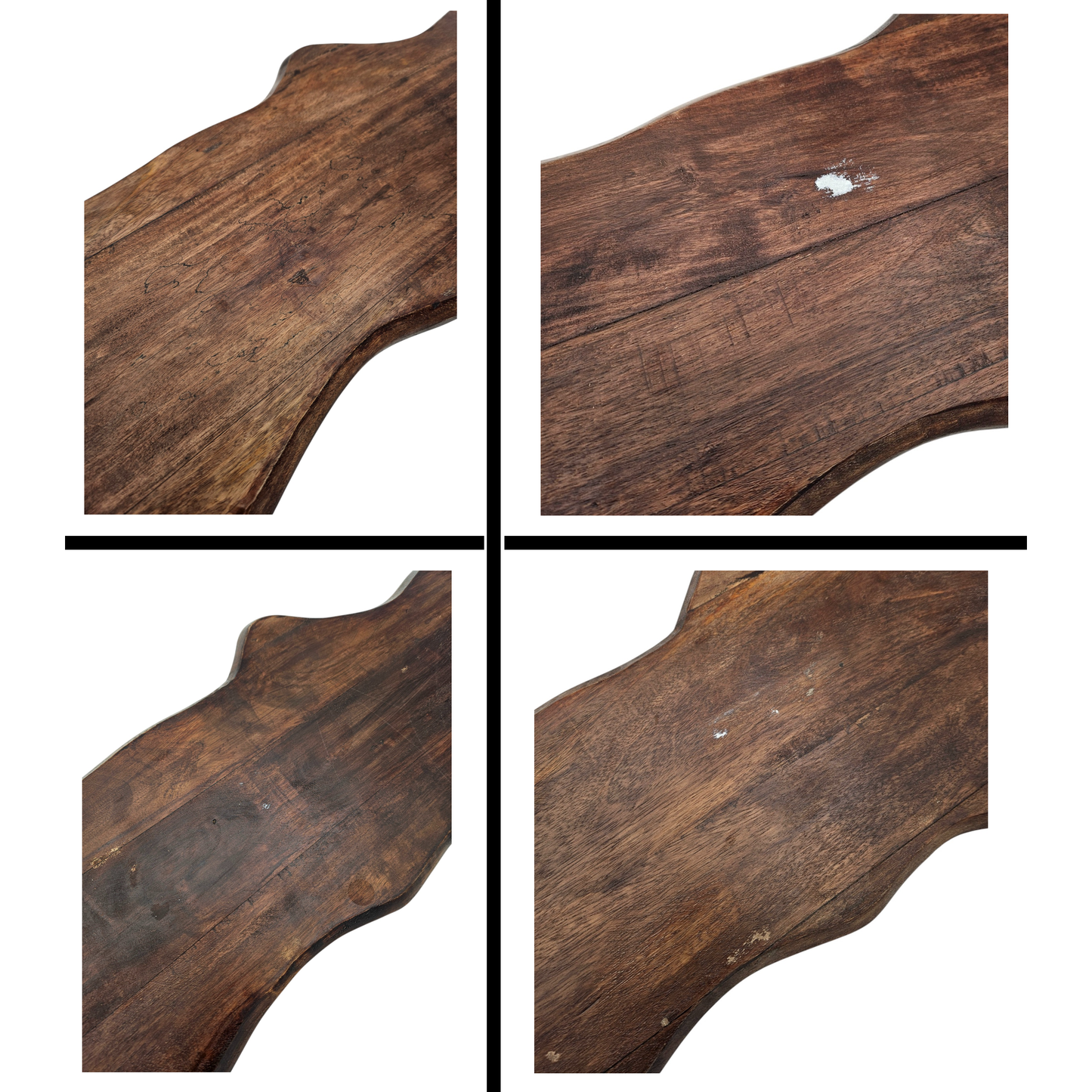 Schneidebrett  XXL Mangoholz Servierbrett Platte Holzbrett Lang 80cm B-WARE