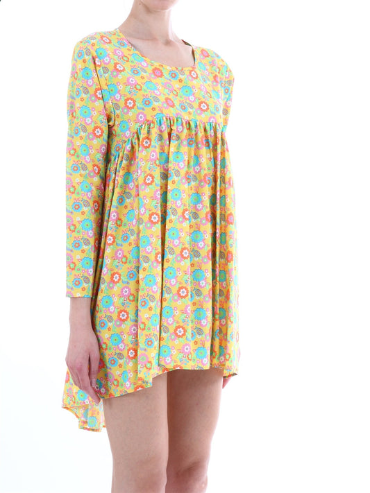 Yellow floral dress