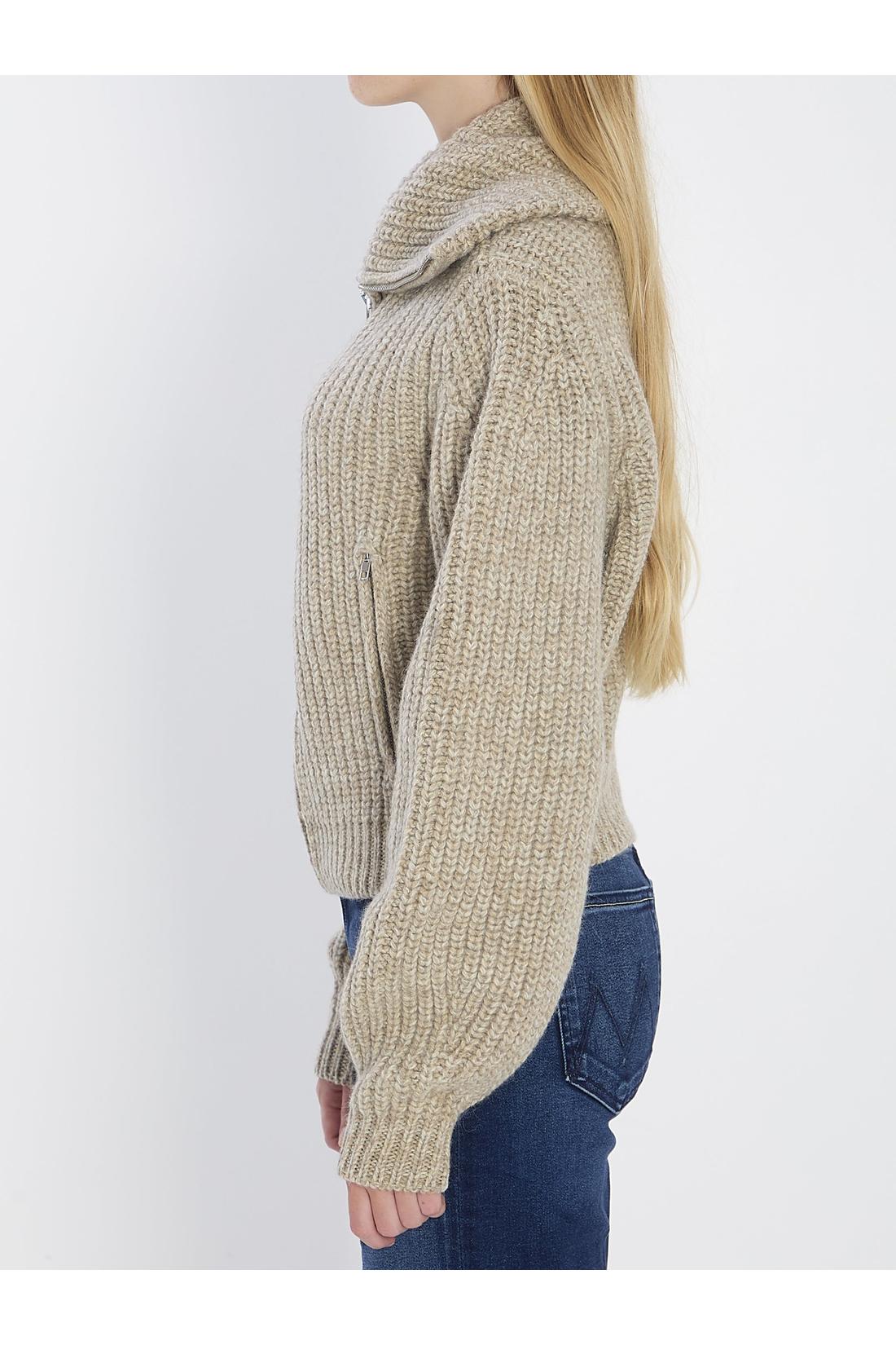 Zipped cardigan