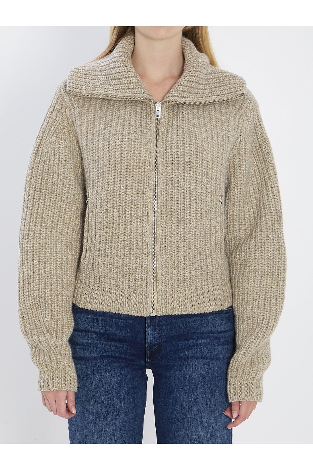 Zipped cardigan
