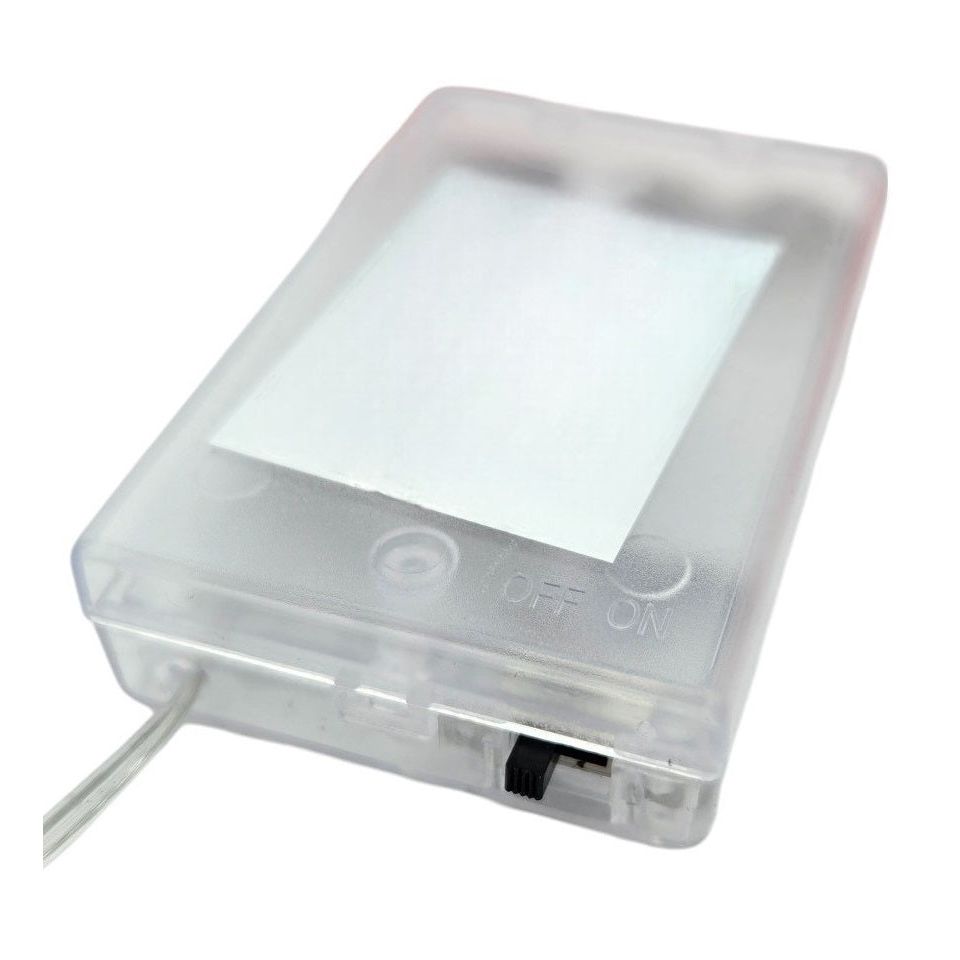 Lichterkette 180 cm Zuckerstangen LED Batterie warmweiß Weihnachtsbeleuchtung