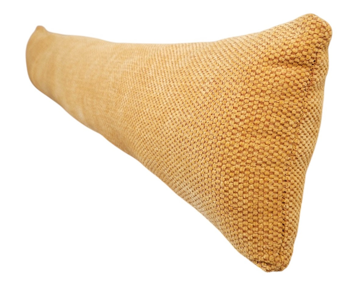 Zugluftstopper Türdichtung Türwindstopper Türen und Fenster Stoff grau creme beige 90 cm