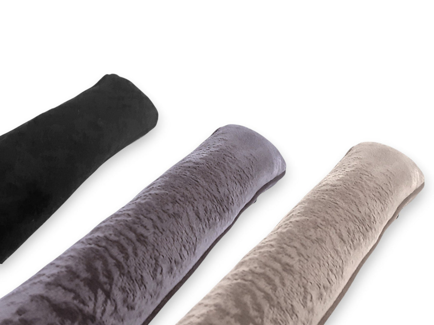 Zugluftstopper Mikrofaser | Türwindstopper ca. 90x10cm | weich & flauschig | Tür Windschutz mit Sandfüllung