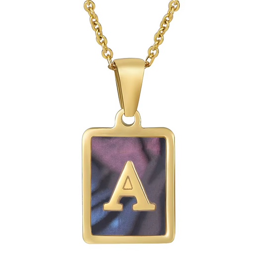 Buchstaben Kette Gold –  18K Vergoldung & Edelstahl