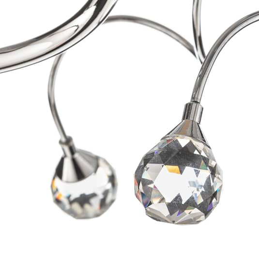 B-flokks Euluna Wendy loftlampi með glerskjám, 5 perum. Loftlampi, ljósastæði, E14 festing. 