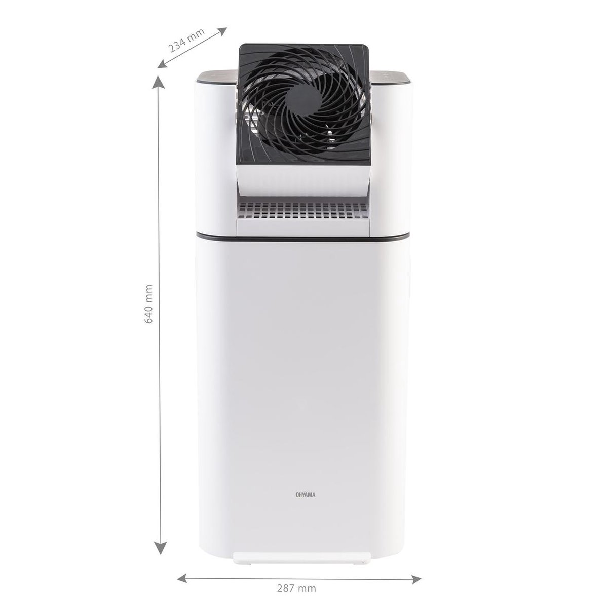 B-stock Iris Ohyama Woozoo by Ohyama DDC-50 dehumidifier and fan dehumidifier