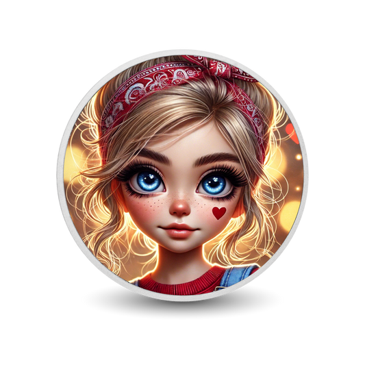 Spark of Heart 1oz Silver Coloured Coin