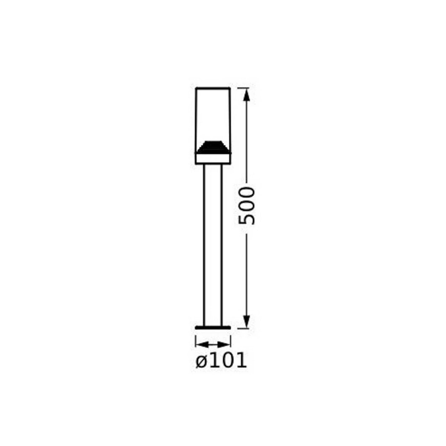 B-flokks Ledvance Endura Classic Amber Dark Grey götuljós, standlampi, ljósabúnaður