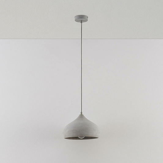 B-Ware Lindby Beton Pendelleuchte Morton Pendelleuchte Lampe Leuchte E27 ø 29 Cm G731