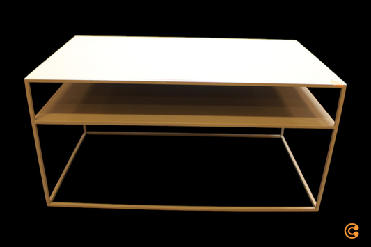 Blomus Fera kaffiborð, hliðarborð, sófaborð, 90x50 cm, B-flokks. Sjá texta/myndir.