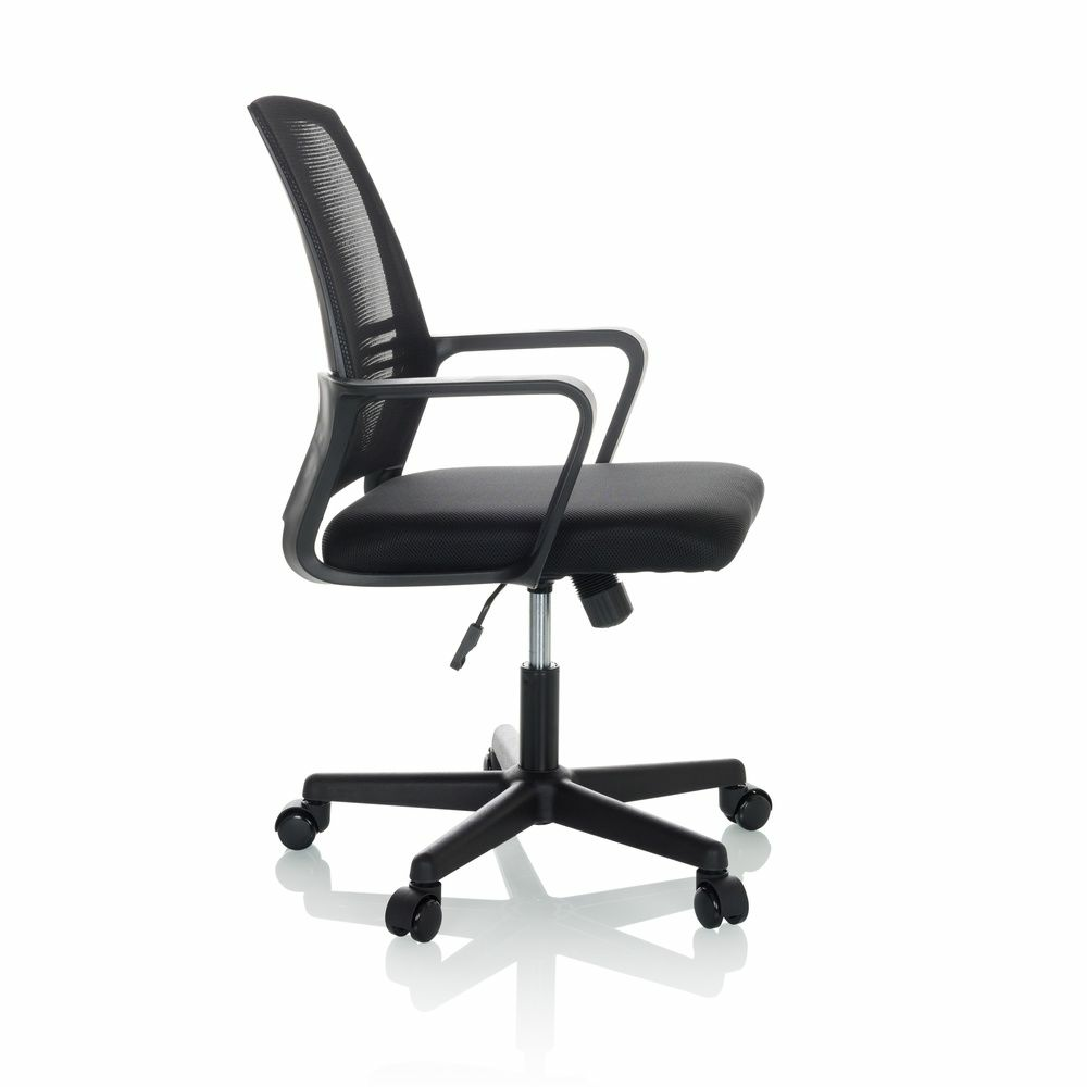 Snúningsstóll Hjh skrifstofu í B-flokki, Star Tec Yu I, svartur, úr möskvaefni