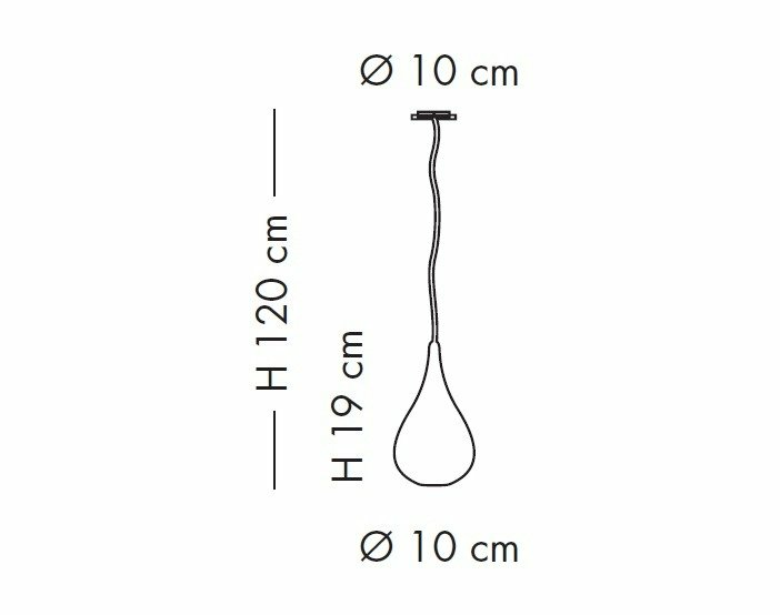 B-flokks hengiljós Gocce hengiljós loftljós loftlampi hengilampi gulllitaður lampi