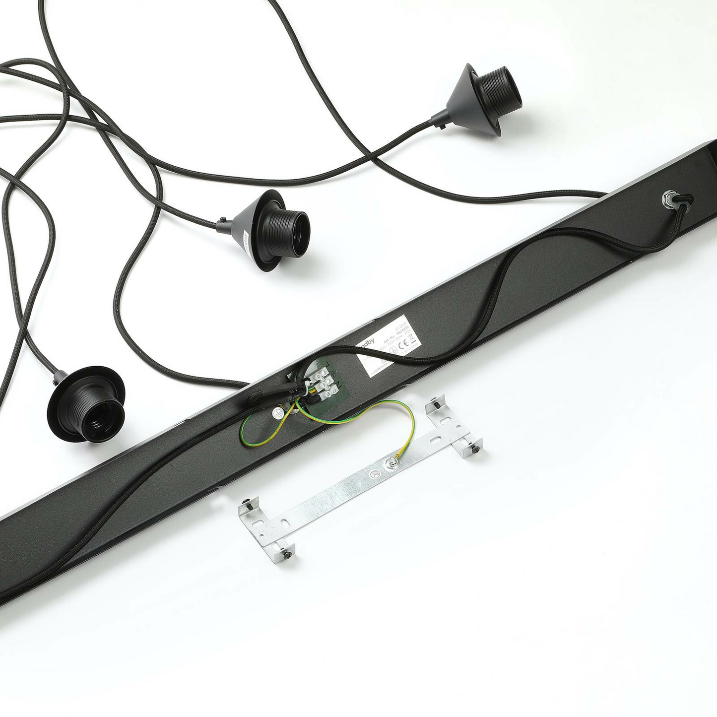 B-Ware Lindby Marla Pendelleuchte Hängelampe Deckenlampe Lampe 3 Flammig E27 Rauchg710