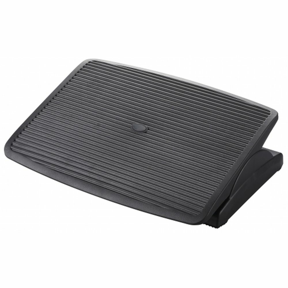 Fótskemill Hjh skrifstofuborðs, Piedino Stripe svartur, hallanlegir, B-flokks