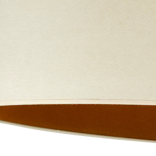 B-flokks Envostar loftlampi Idun ljós beige 80cm náttúrulegt efni vegan loftljós kastari