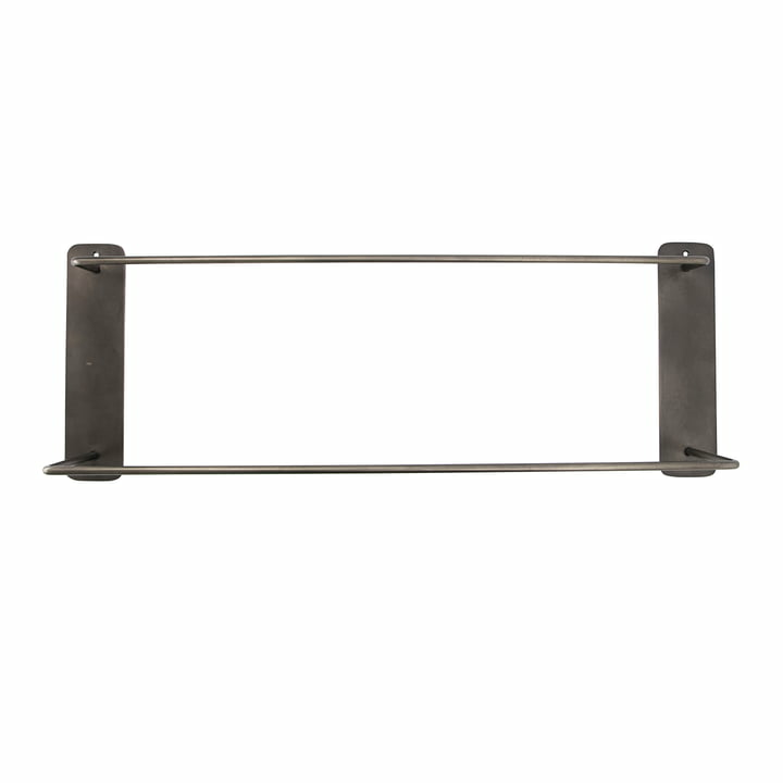 B-Ware House Doctor Pati Towel Holder Double Black Antique Stainless Steel Black