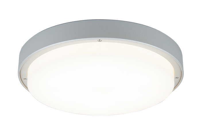 Glamox O70 S LED loftlampi í B-flokki, loftljós, LED IP66, HF, 41 cm, 1830 lm, 840, ál