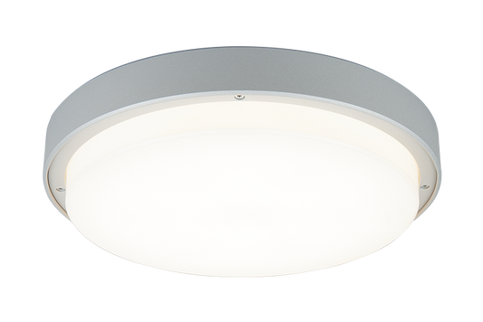 Glamox O70 S LED loftlampi í B-flokki, loftljós, LED IP66, HF, 41 cm, 1830 lm, 840, ál