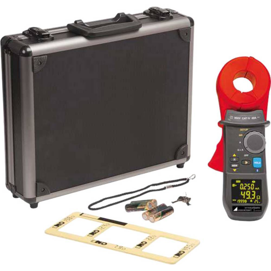 B-gráðu Gossen Metrawatt Metraclip jarðmótstöðumælir 0,01 1500 ω mælitæki