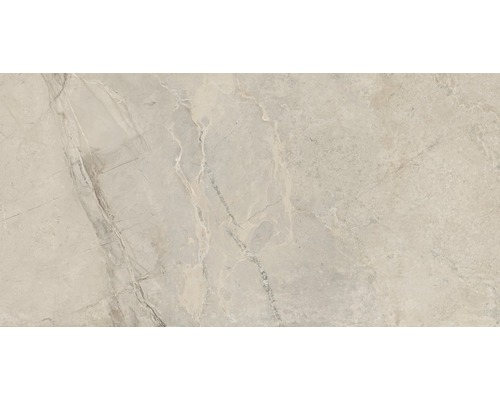 B-flokks postulínsflísar úr steinleir, vegg- og gólfflísar, Anden, 60x20x0,9 cm, beinmatt beige, 2 pakkar