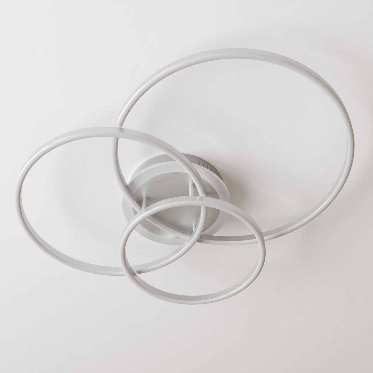 B-Ware Lindby Smart Tula Led Deckenlampe Deckenlampe Lampe Leuchte 40 W Nickel Licht411