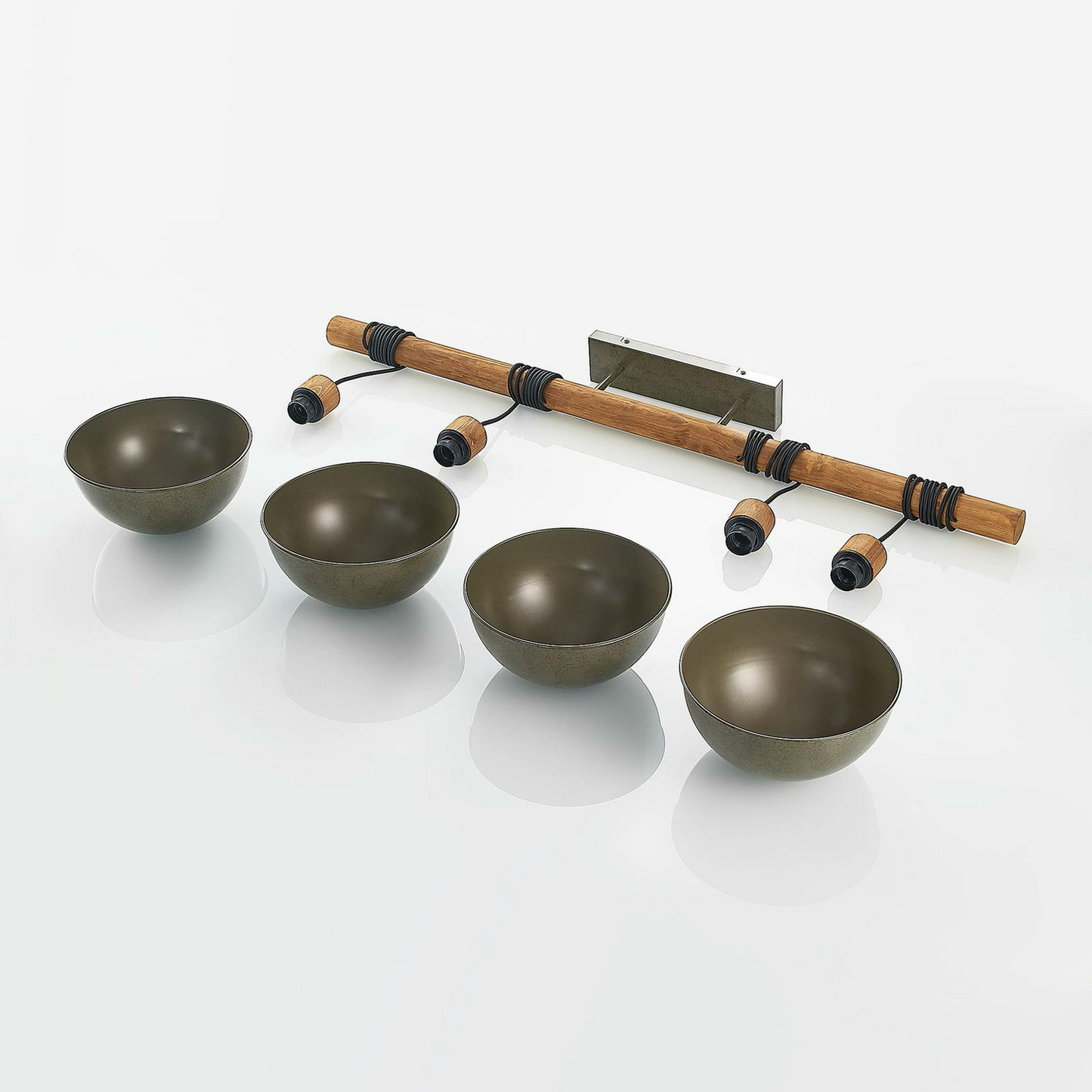 B-stock Lindby Durbis hanging light hanging lamp lamp light 4 bulbs. E27 Natural Dark G249 