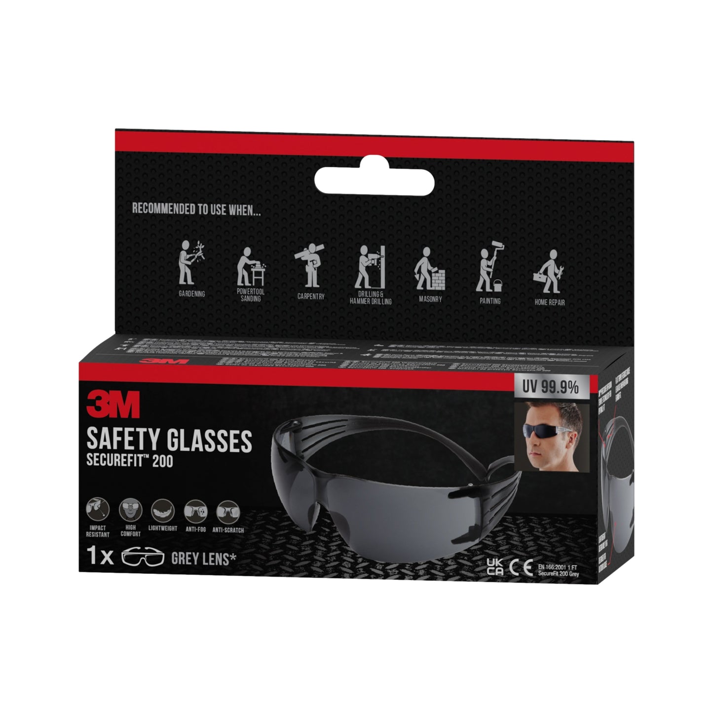 3M™ SecureFit™ Schutzbrille 200