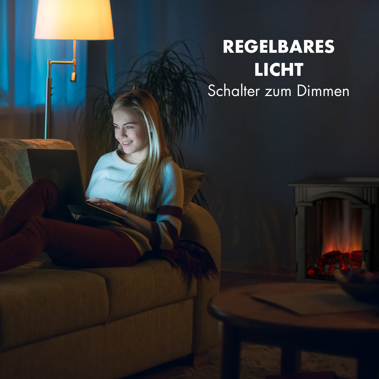 B-Ware Klarstein Graz Elektrischer Kamin Elektrogrill Grill Ofen Heizgerät Klimageräte