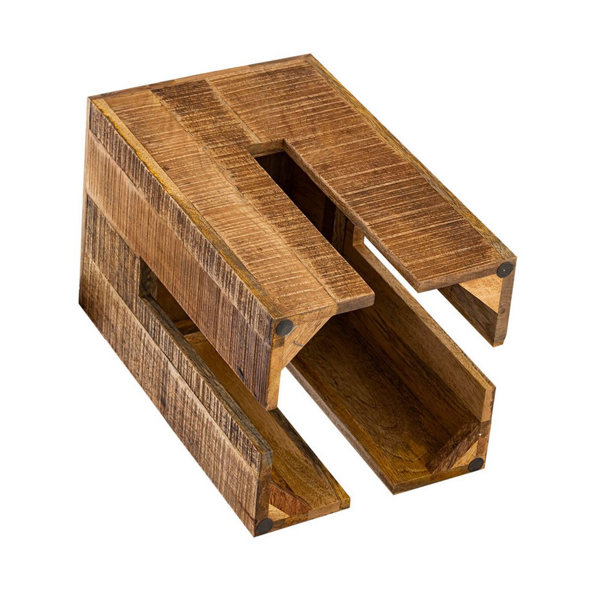 Hocker quadratisch - 28 x 45 x 28 cm - Blumenhocker Blumensäule - Mangoholz
