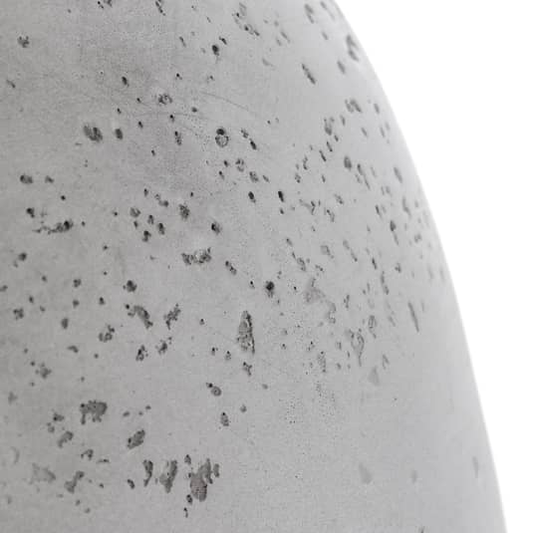 Euluna hengiljós Cona úr steinsteypu, ø 28 cm, loftlampi, lampi Leuc327 