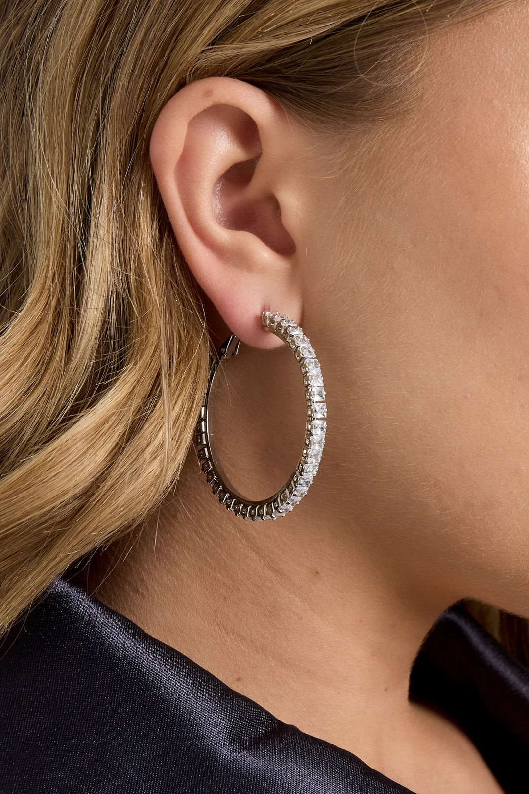 Kupfer Creolen Geometrische Elegante Weihnachten Luxuriöse Serie frauen schmuck
