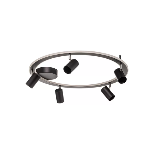 B-Ware Lindby Berisha Led Deckenlampe 6 Flammig Schwarz Deckenleuchte Leuchte Lampe