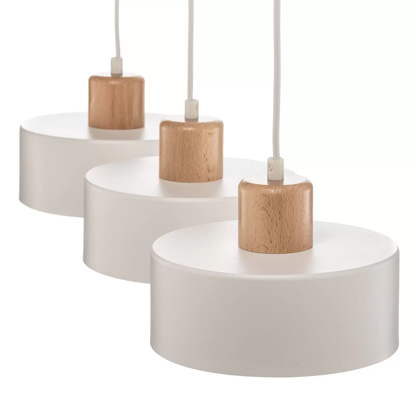 B-lager Emibig Lighting hengiljós Tako hengilampi E27 þriggja pera W994