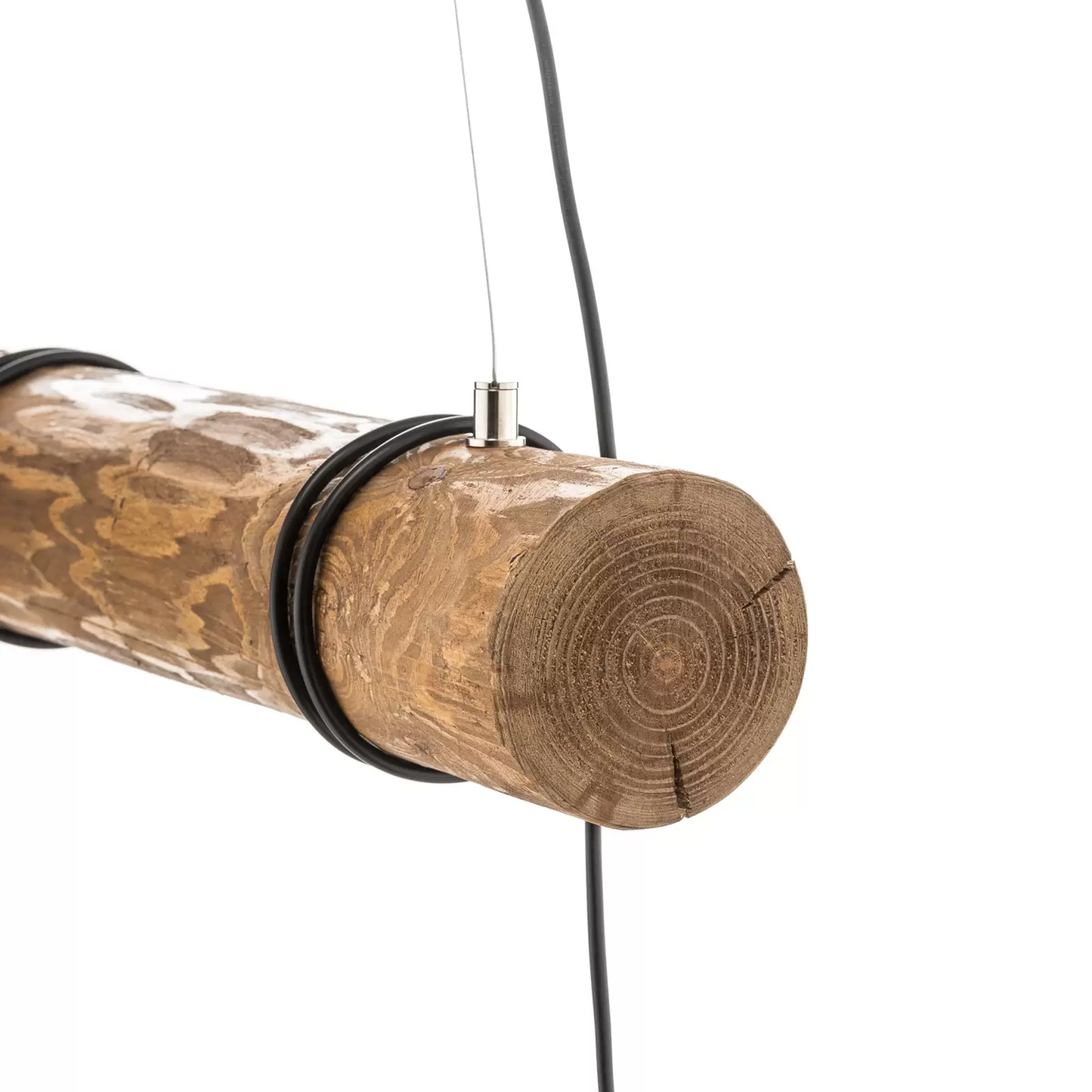 B-flokks Euluna Karou hengiljós, loftlampi, hengilampi, ljós, viður, 3 perur, E27 