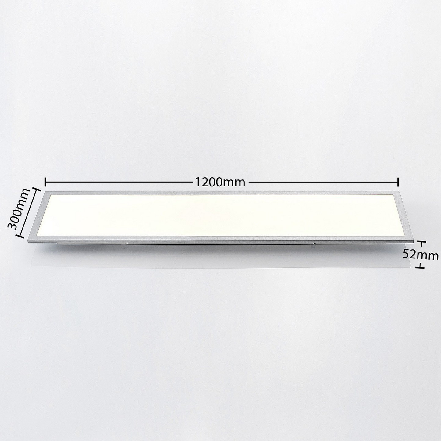 B-grade Lindby Kjetil LED ceiling panel, ceiling light, ceiling lamp, lamp app RGB 120x30cm 